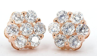 JDTK-j6675-Cluster Flower Earrings - Johnny Dang & Co