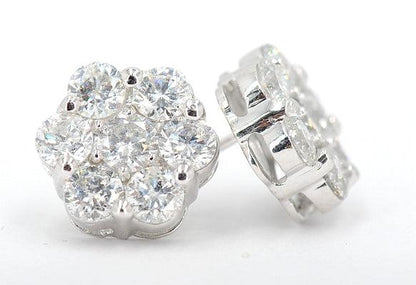 JDTK-j6675-Cluster Flower Earrings - Johnny Dang & Co