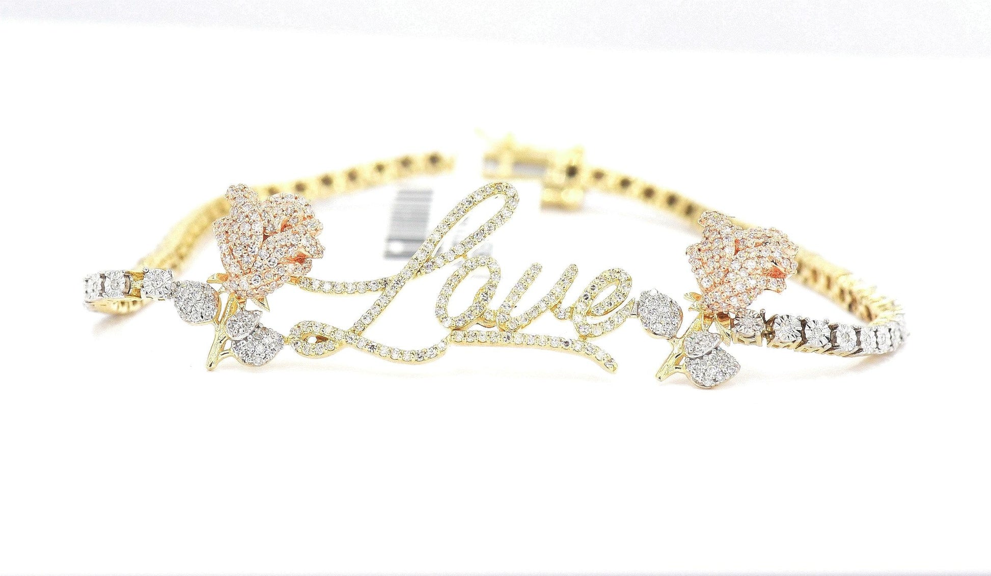 JDTKSM-239608 -Diamond Love Pendant with 18" in Diamonds Necklace - Johnny Dang & Co