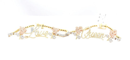 JDTKSM-239608 -Diamond Love Pendant with 18" in Diamonds Necklace - Johnny Dang & Co