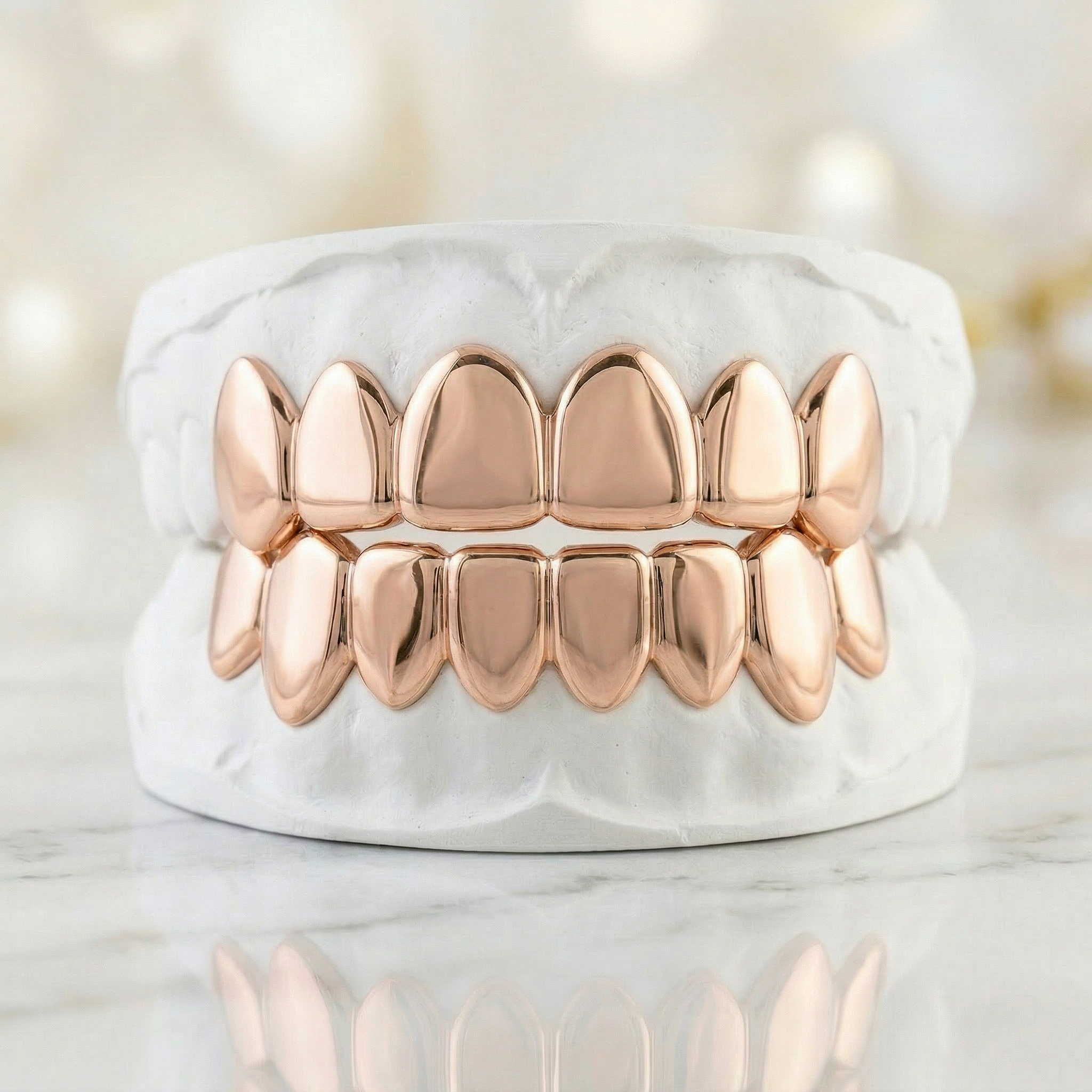 Diamond Dust Grillz with Rose Cut