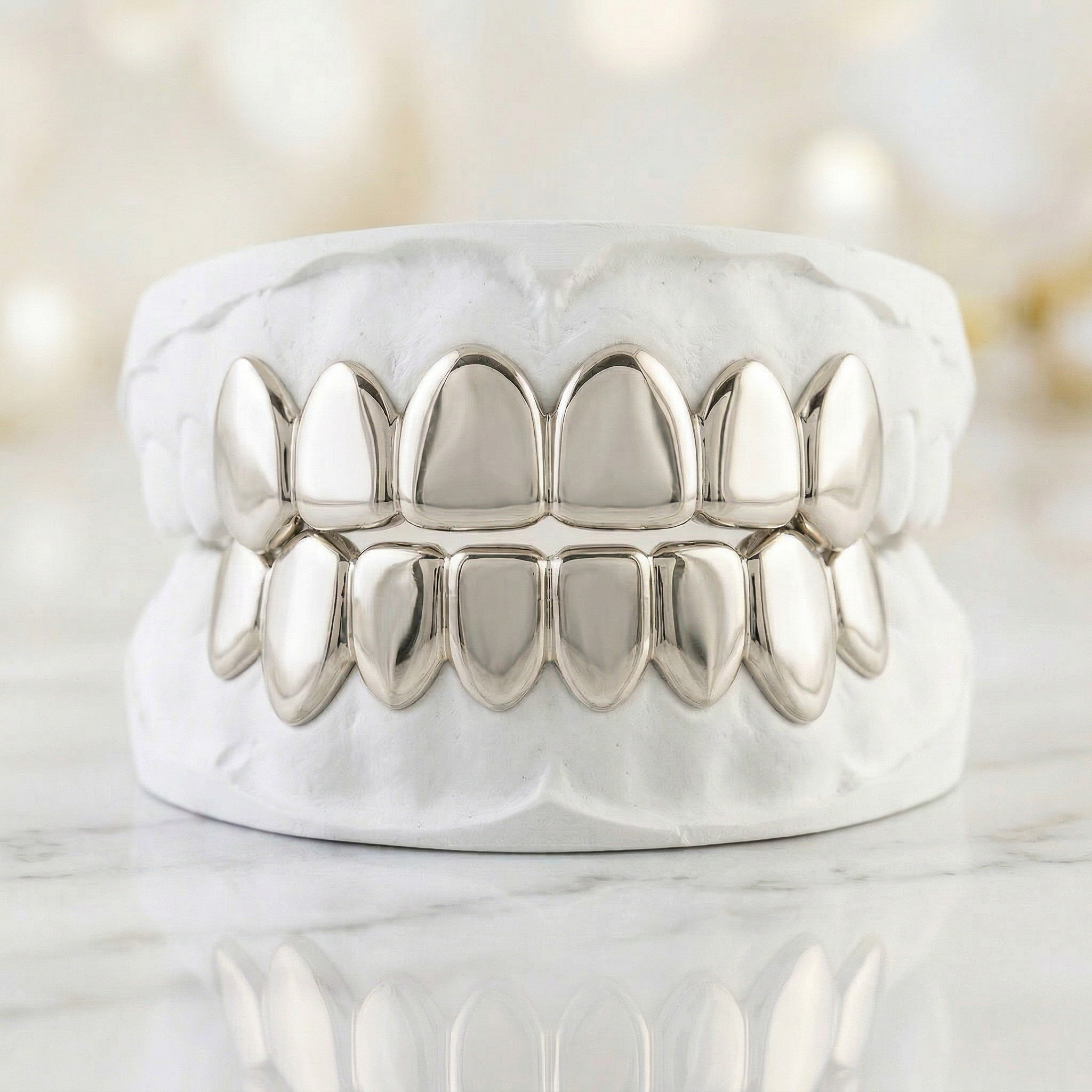 Diamond Dust Grillz with Rose Cut