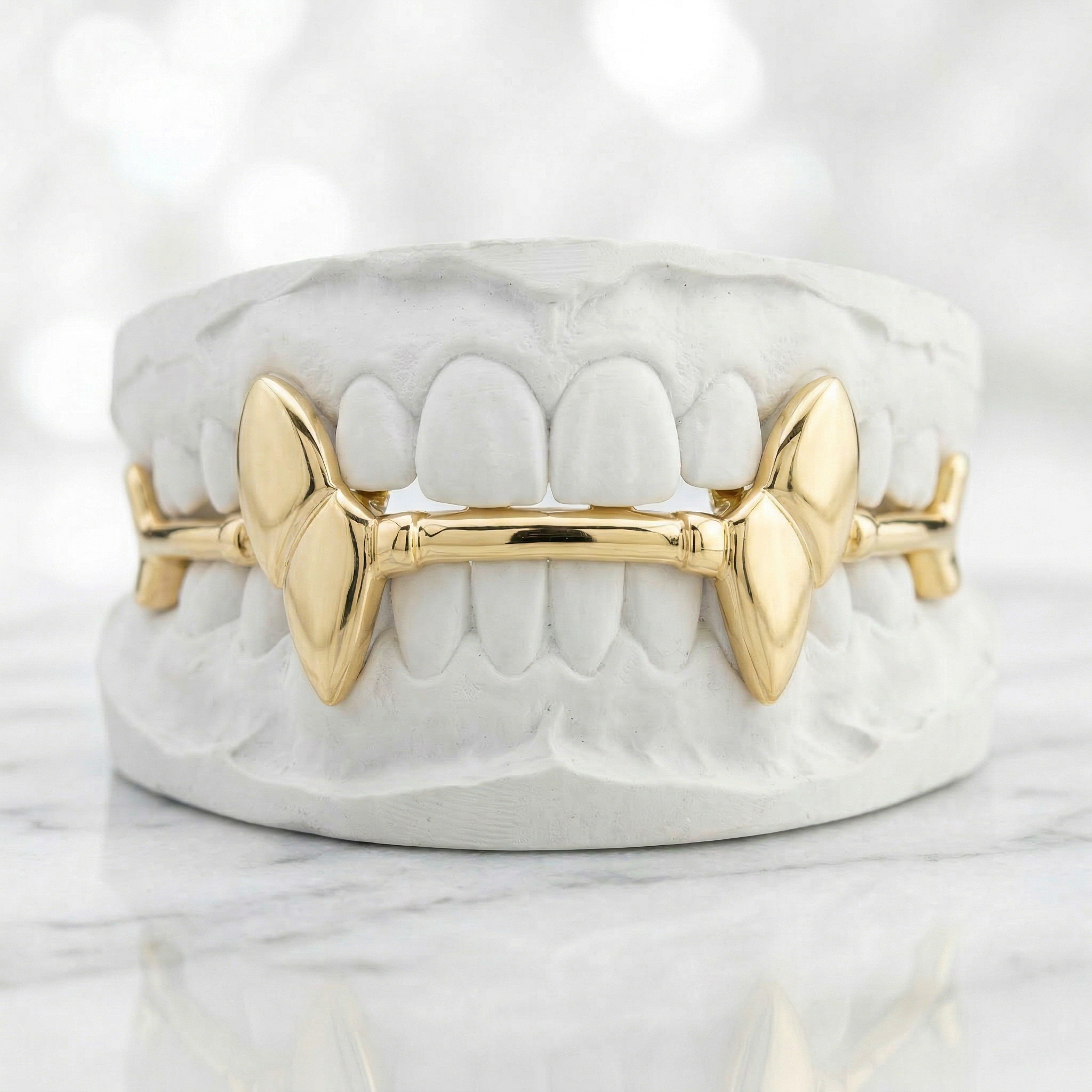 Diamond Fangs Grillz with Bar