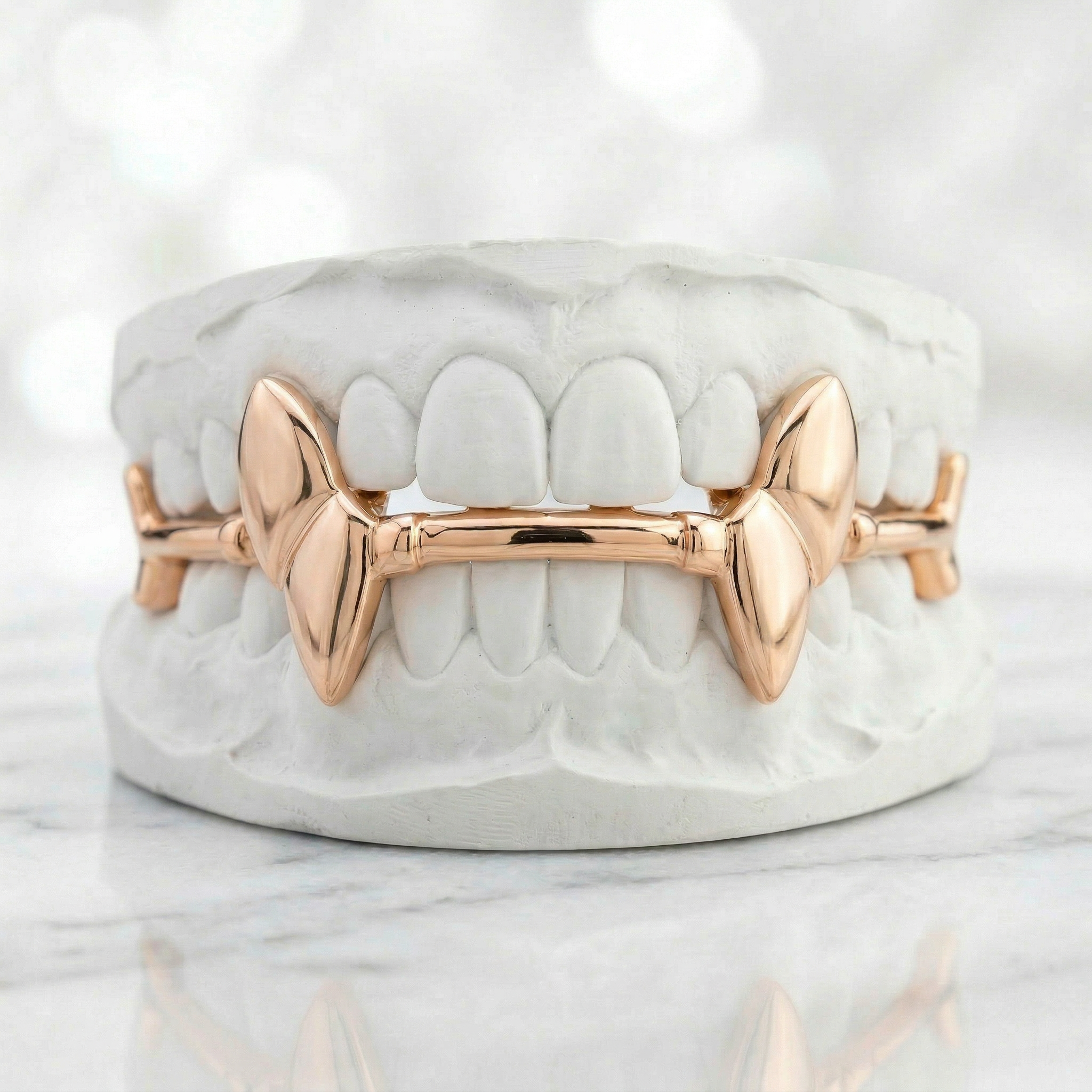 Diamond Fangs Grillz with Bar