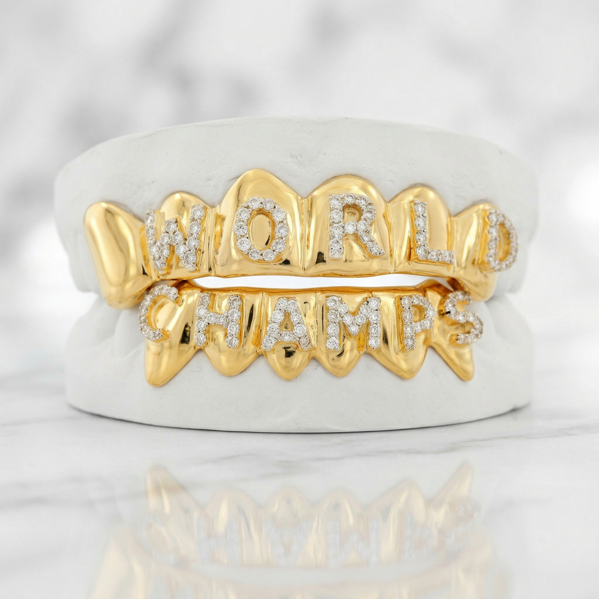 アクセサリー Johnny Engraved World Series Grillz – Johnny Dang & Co