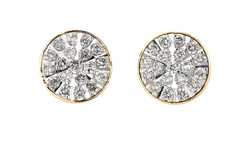 1.00-1.10 CTTW Diamond Earrings - Johnny Dang & Co