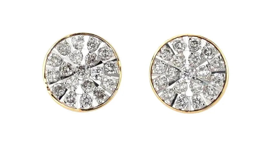 1.00-1.10 CTTW Diamond Earrings - Johnny Dang & Co