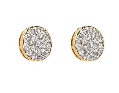 1.00-1.10 CTTW Diamond Earrings - Johnny Dang & Co