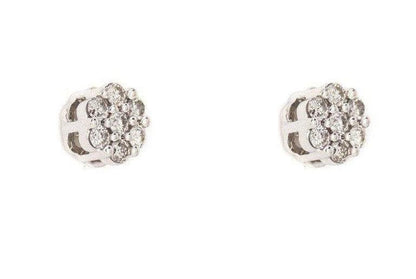 0.52 CT Diamond Earrings Flower Set - Johnny Dang & Co