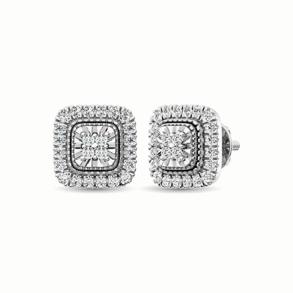 0.40 Ct.Tw. Diamond Stud Earrings - Johnny Dang & Co