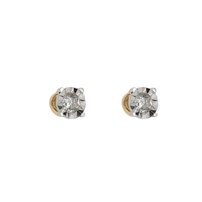 0.25CT Diamond Stud Earrings - Johnny Dang & Co