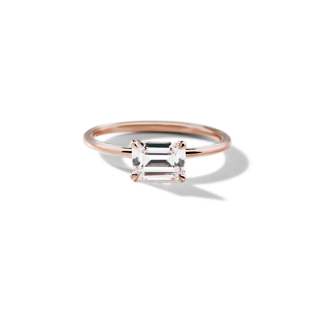 East-West Engagement Ring