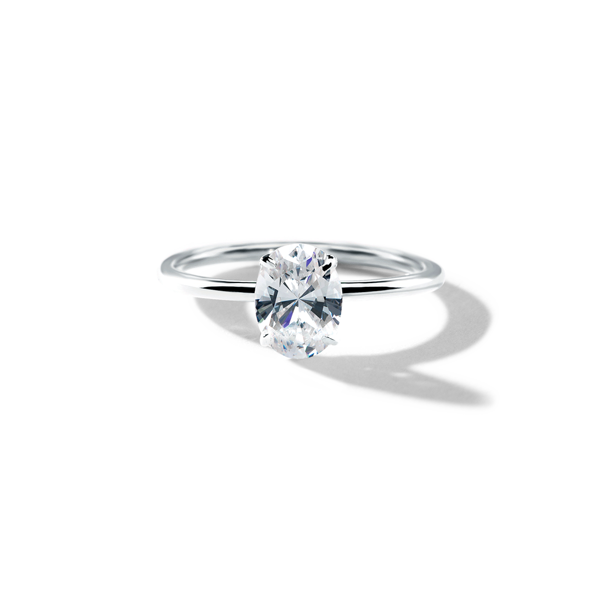 Solitaire Diamond Engagement Ring