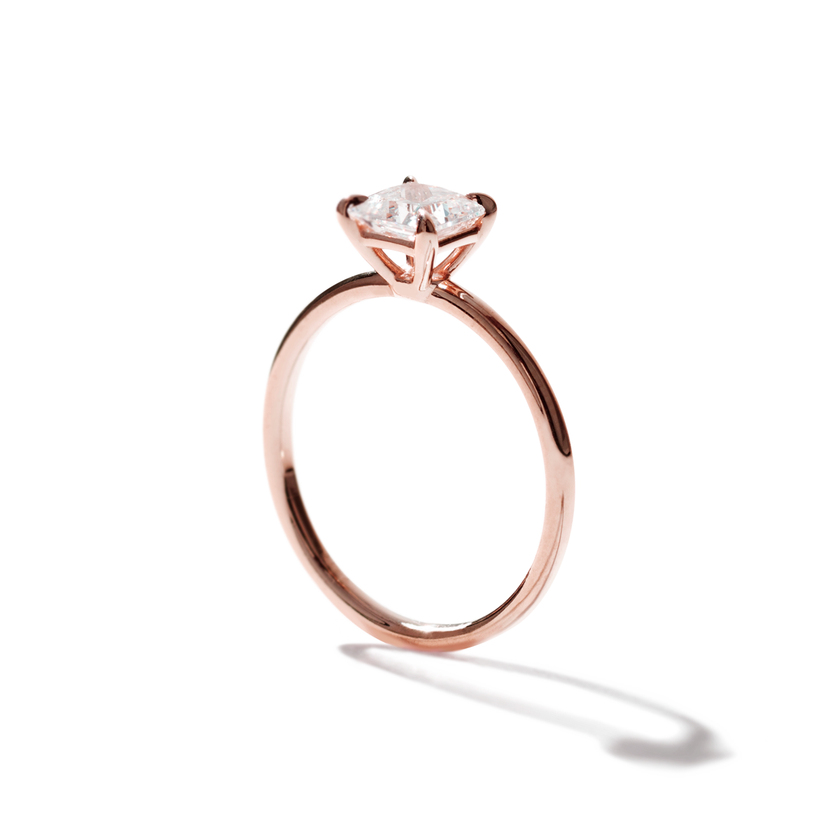 Solitaire Diamond Engagement Ring