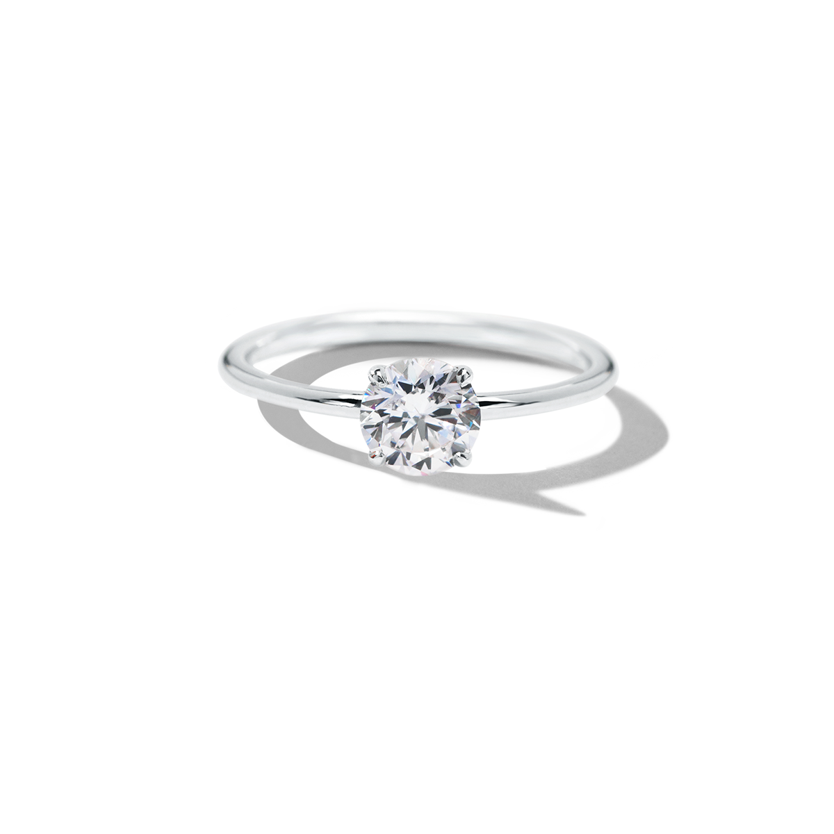 Solitaire Diamond Engagement Ring