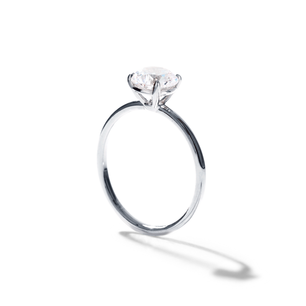Solitaire Diamond Engagement Ring