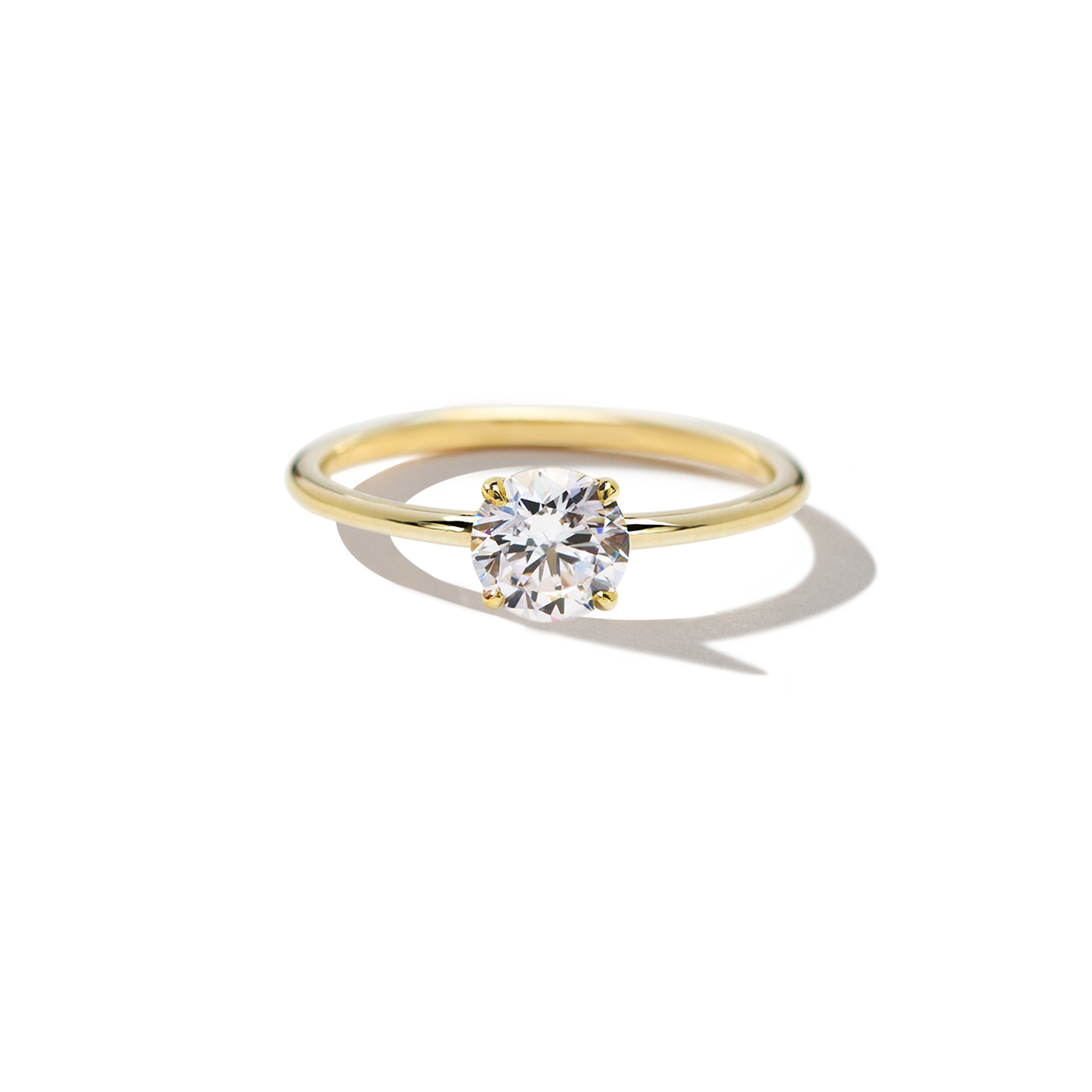 Solitaire Diamond Engagement Ring