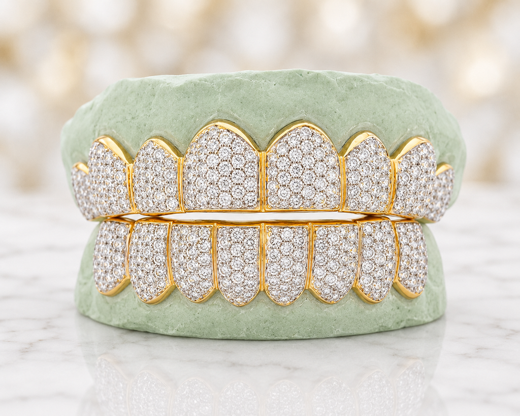 JDTK-S161104 Young Dolph Hand Prong Set Diamond Grill