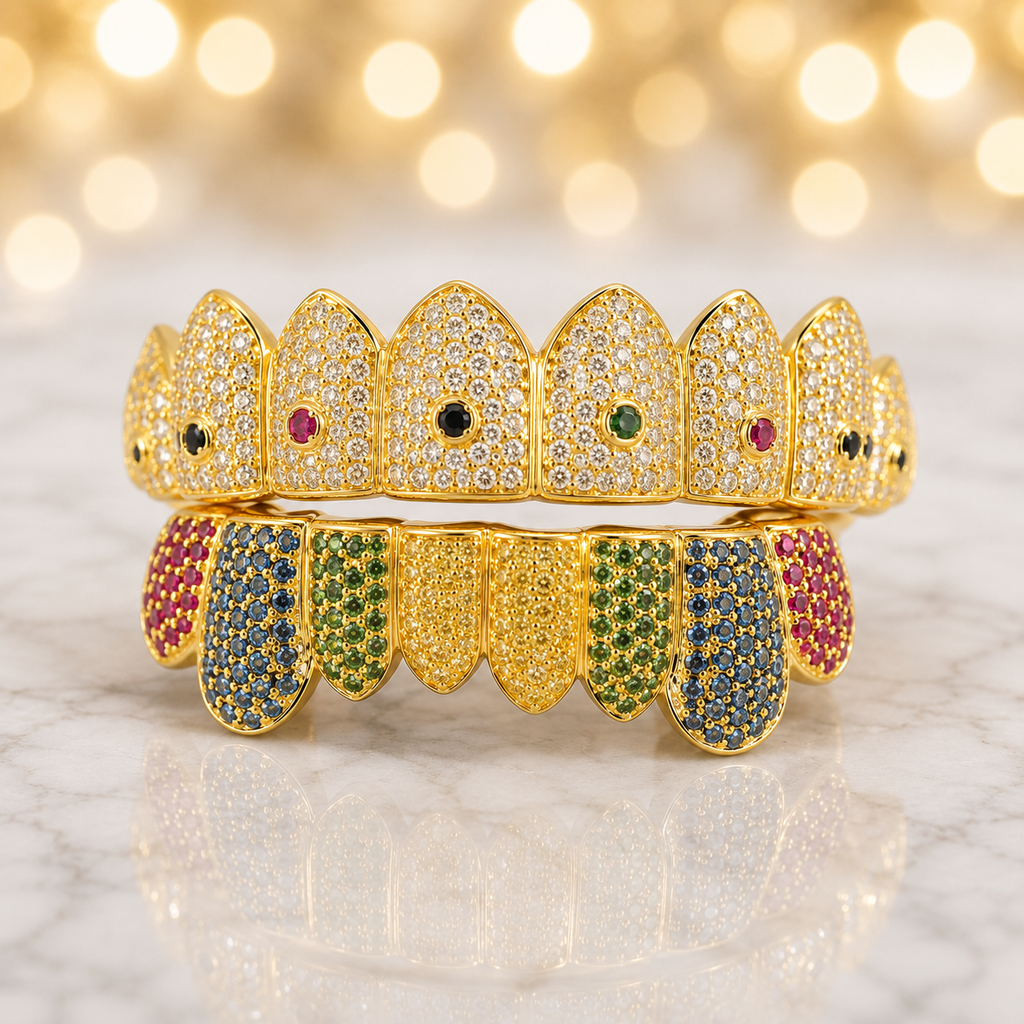 JDTK-G60-2 Ornaments II 16 Teeth Individual Colorful Grill