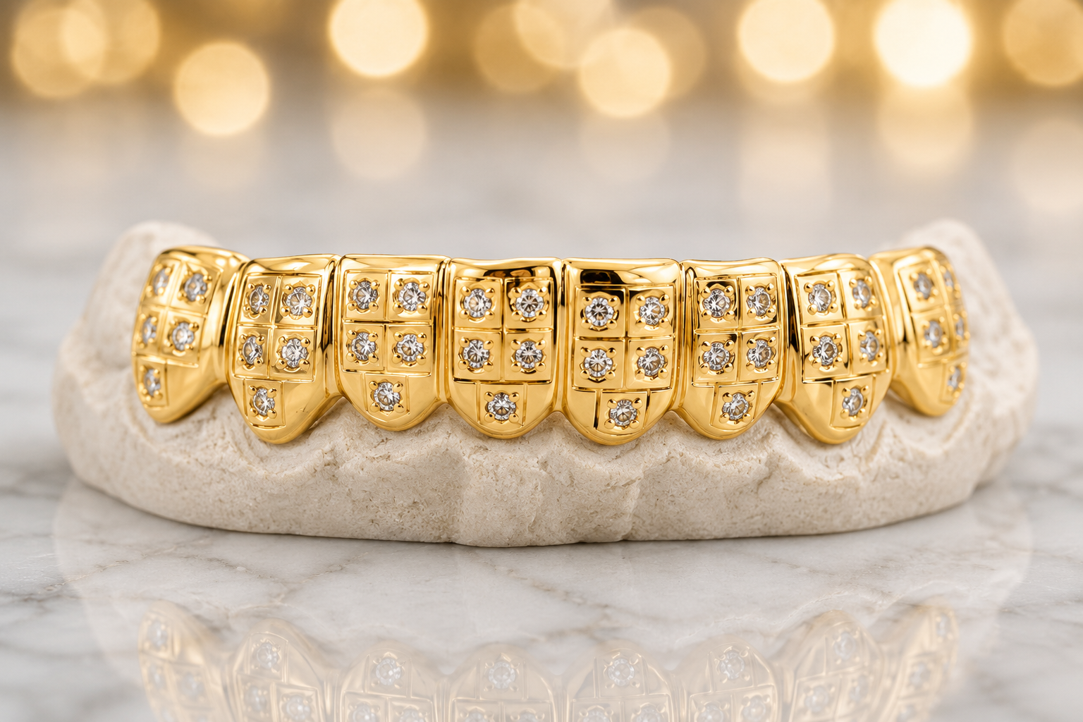 TVJ-1553 CUSTOM DIAMOND PAVE SET GRILL