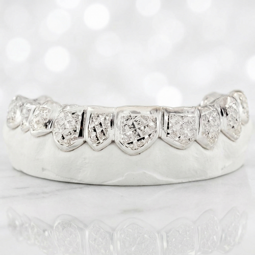 JDTK-3002C Diamond Dust with Trillion Cuts 10 teeth Grillz