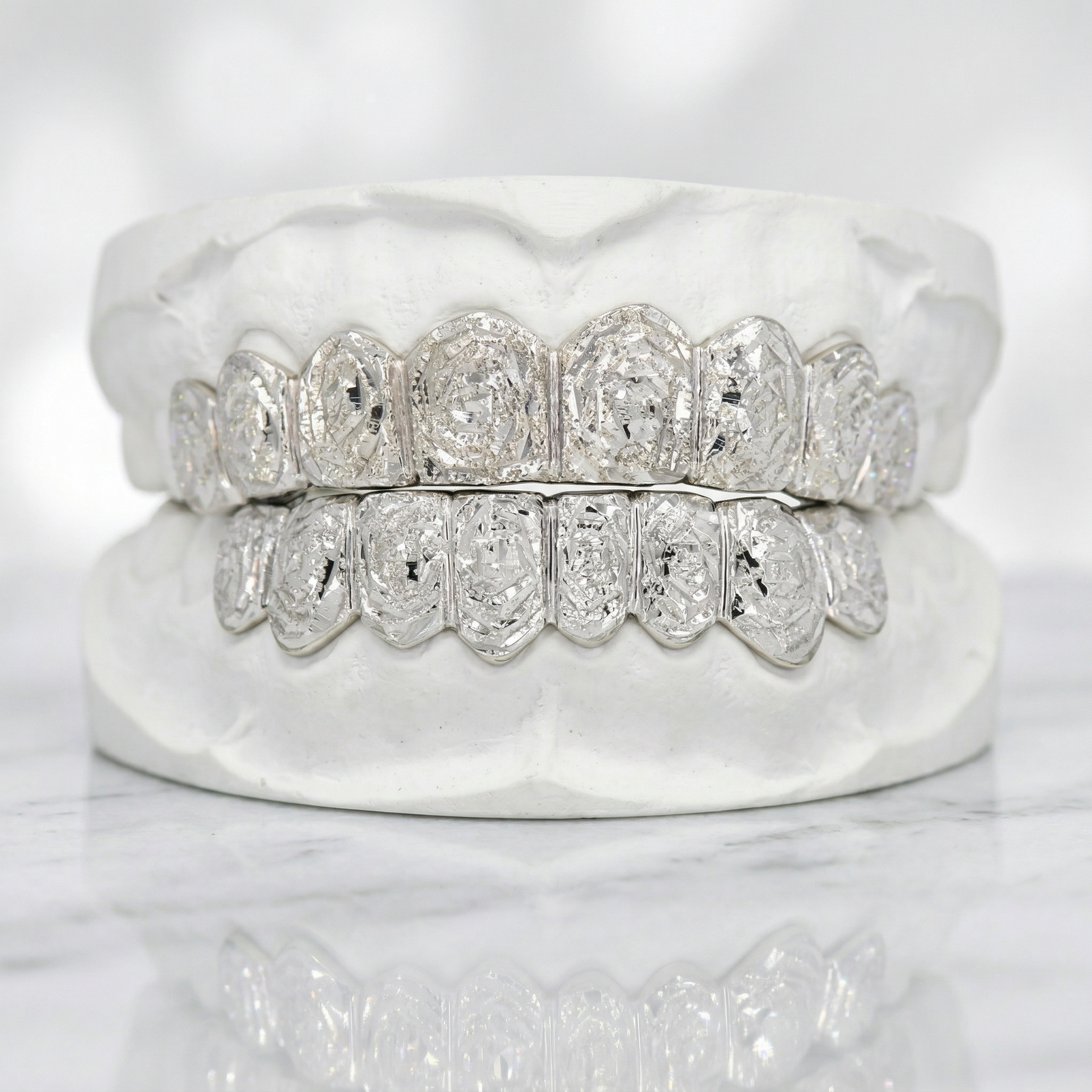 JDTK- 3009- 16 Teeth Rose Cuts & Diamond Dust Grillz – Johnny Dang