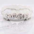JDWR-6093- Custom 6 Teeth High Polish Diamond Cut Grill