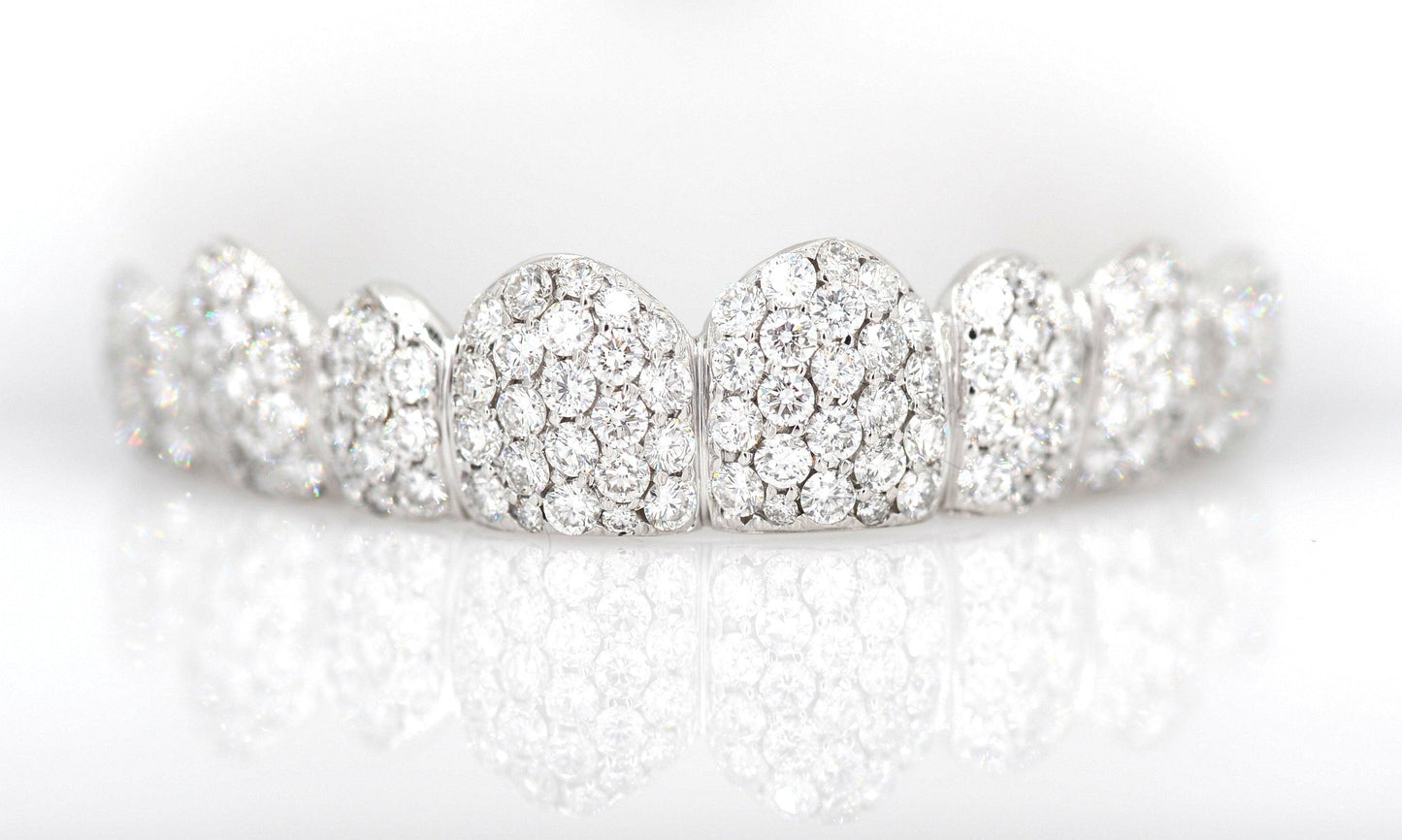 Large Diamond Cluster Big Boy Honeycomb Grillz - Johnny Dang & Co