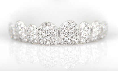 Large Diamond Cluster Big Boy Honeycomb Grillz - Johnny Dang & Co