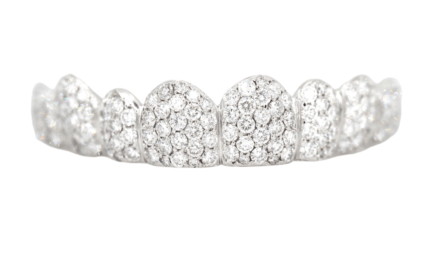 Large Diamond Cluster Big Boy Honeycomb Grillz - Johnny Dang & Co