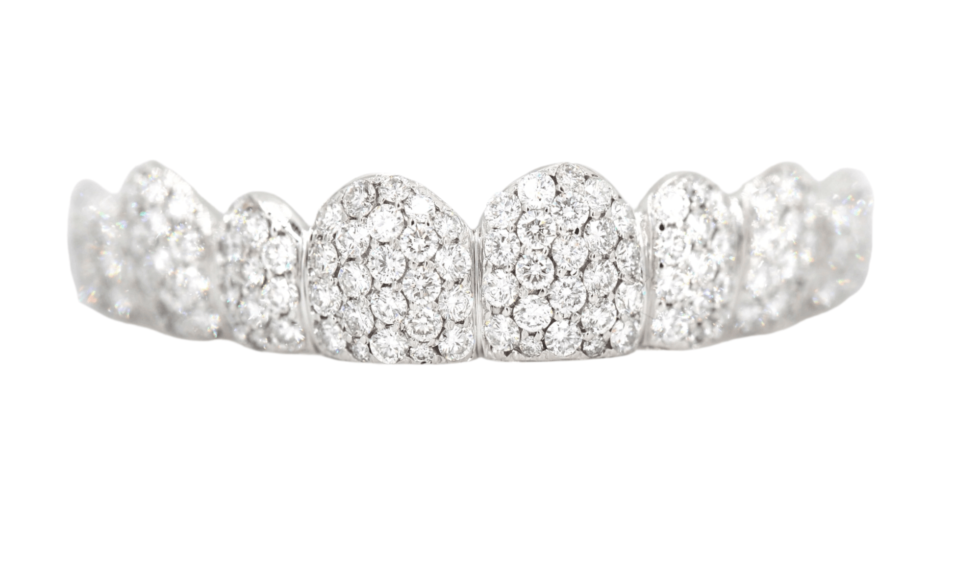 Large Diamond Cluster Big Boy Honeycomb Grillz - Johnny Dang & Co