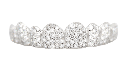 Large Diamond Cluster Big Boy Honeycomb Grillz - Johnny Dang & Co