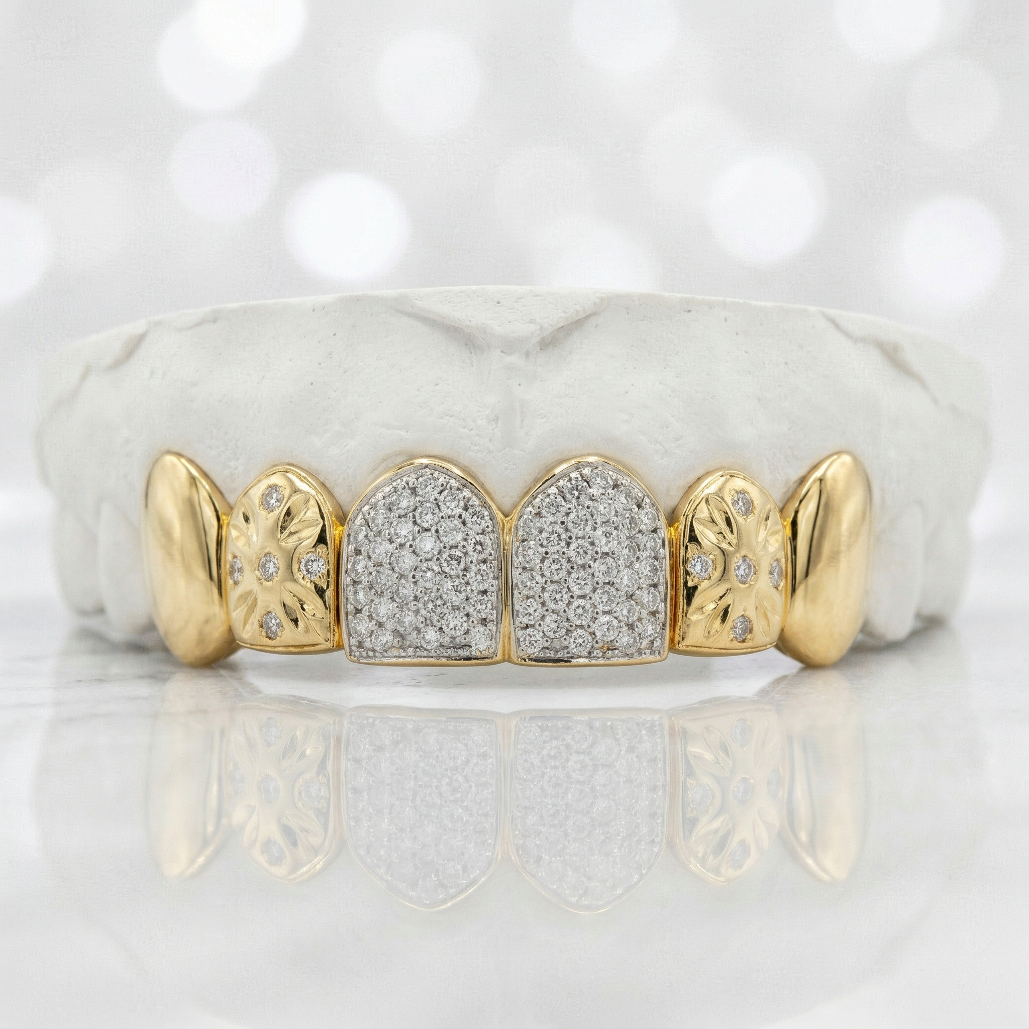 JDTK-S171303 18K INDIVIDUAL 6 TEETH GRILL