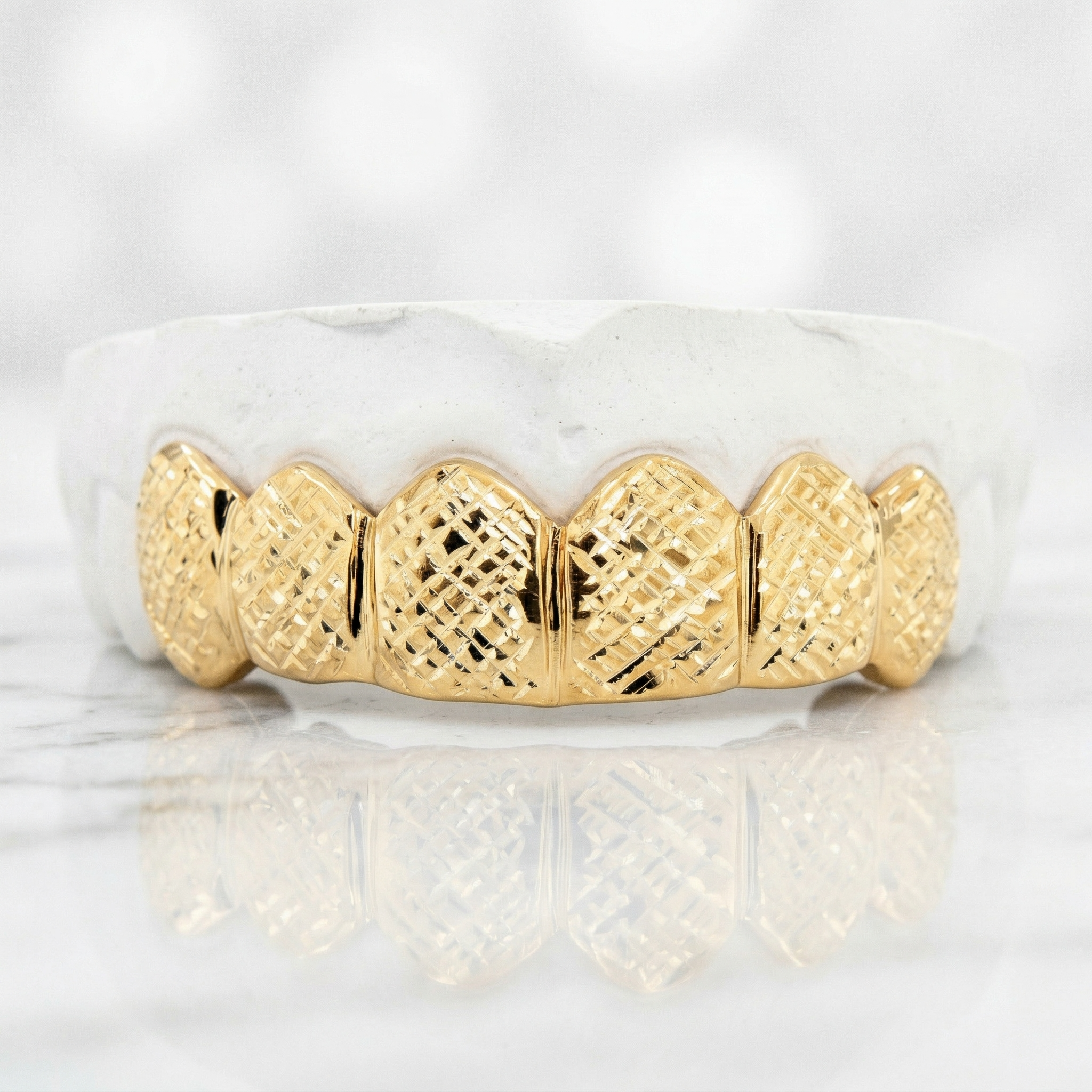 JDTK-TVJ-3034 8 Piece Solid Grill With Diamond Cuts