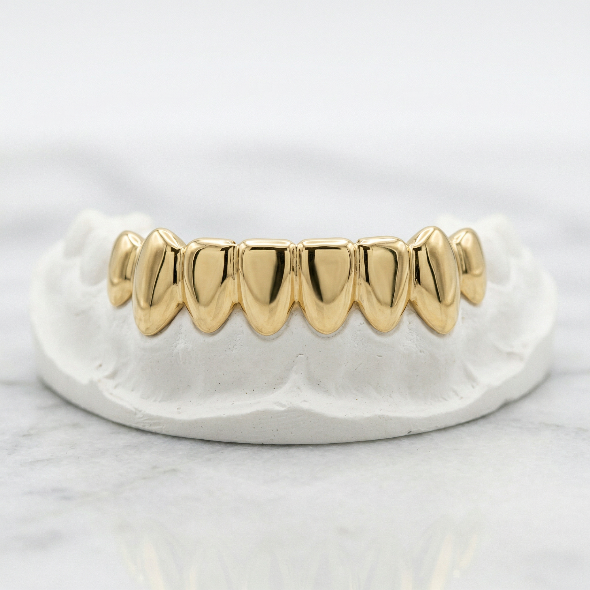 JDTK12-METAL Mouth-8 teeth grillz
