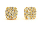 JDTK-F83464- Custom Cluster Earrings with 0.9CT Diamonds - Johnny Dang & Co