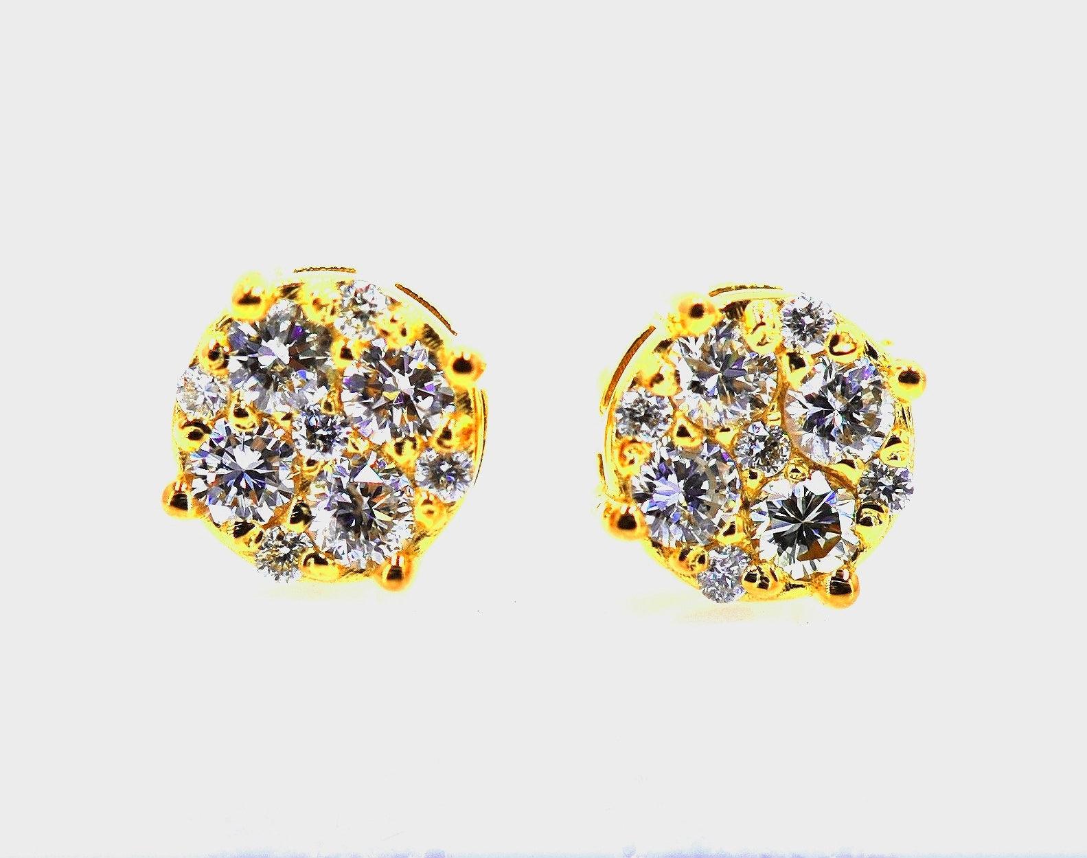 0.76CT Diamond Earrings - Johnny Dang & Co