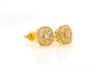 0.8cttw Cluster Diamond Earrings - Johnny Dang & Co