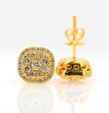 0.8cttw Cluster Diamond Earrings - Johnny Dang & Co