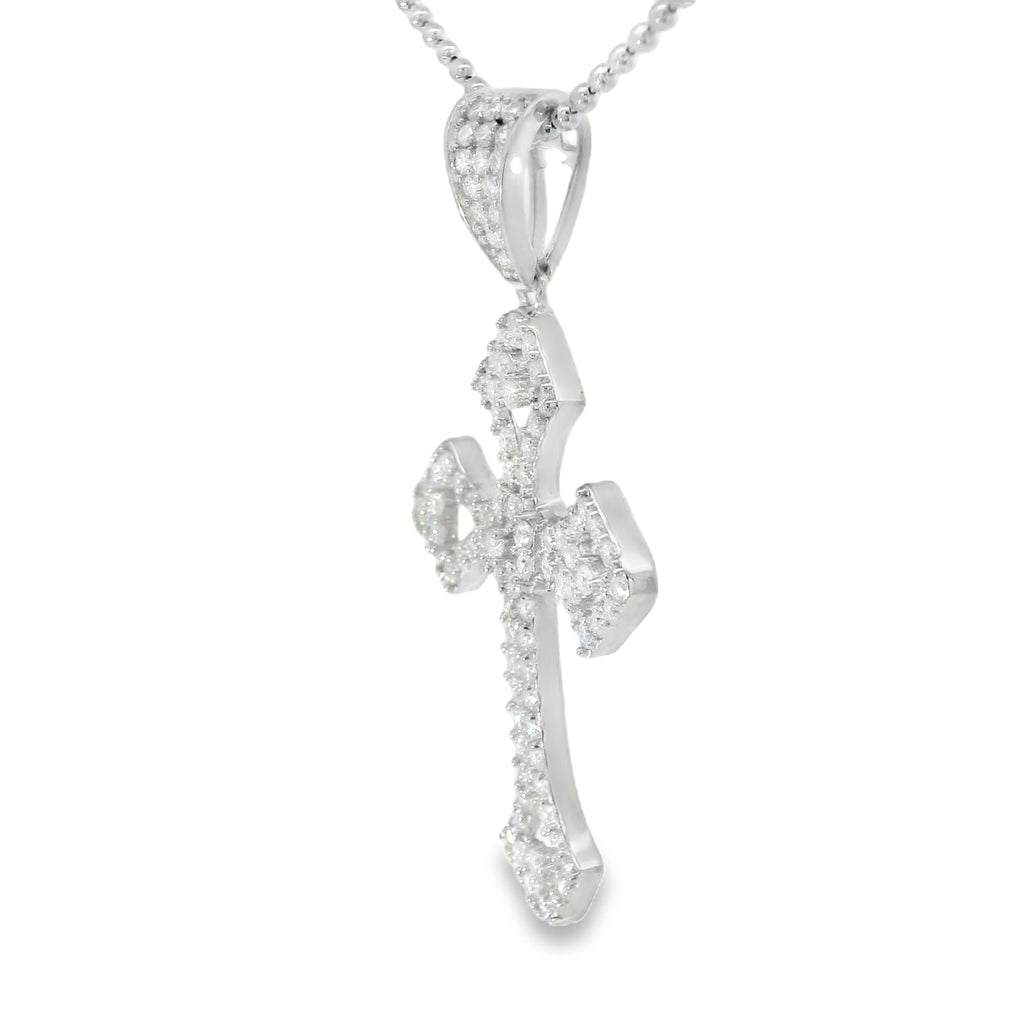 925 Sterling Silver Moissanite Cross