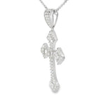 925 Sterling Silver Moissanite Cross