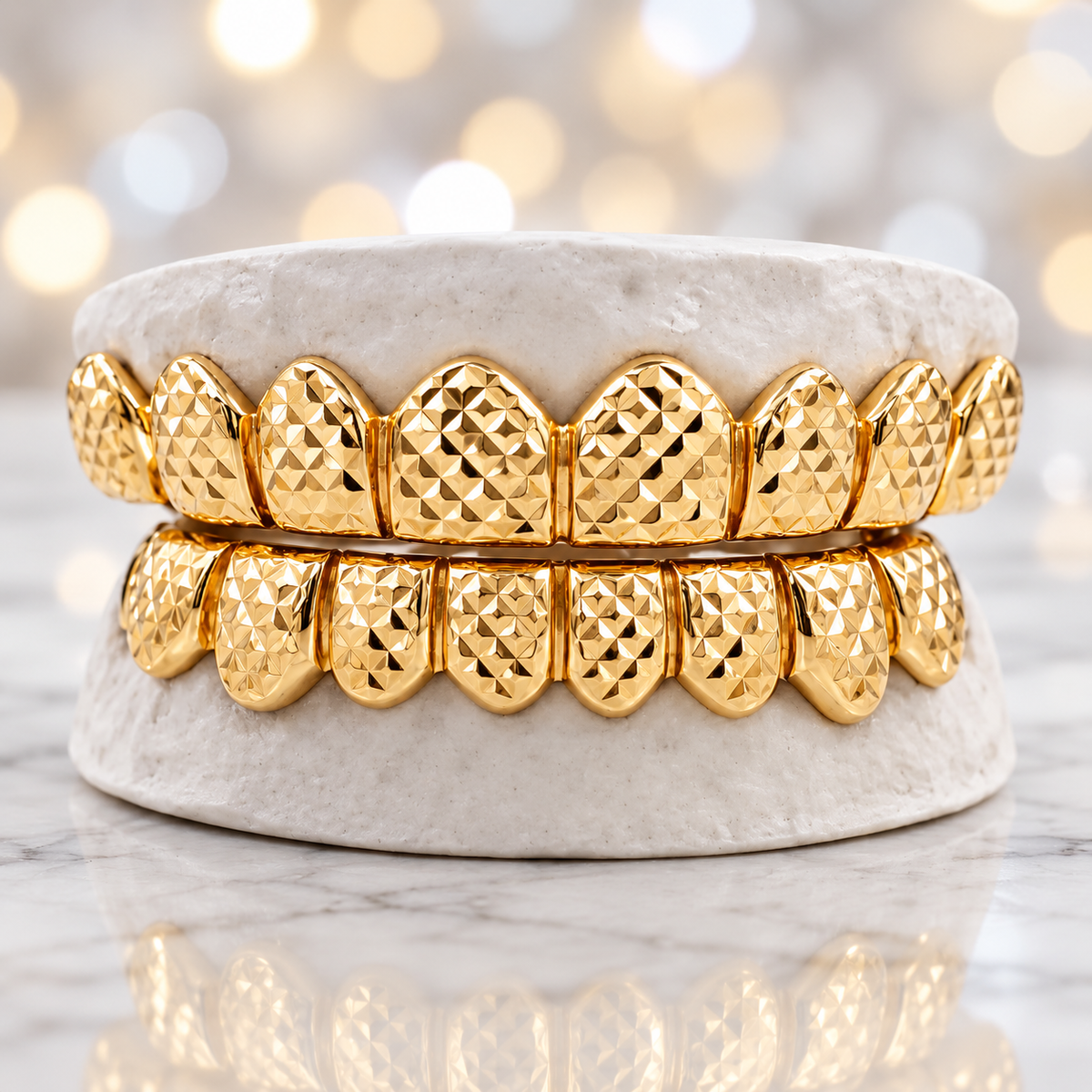 JDWR-10002 - Diamond Cut Grillz - 8 Teeth
