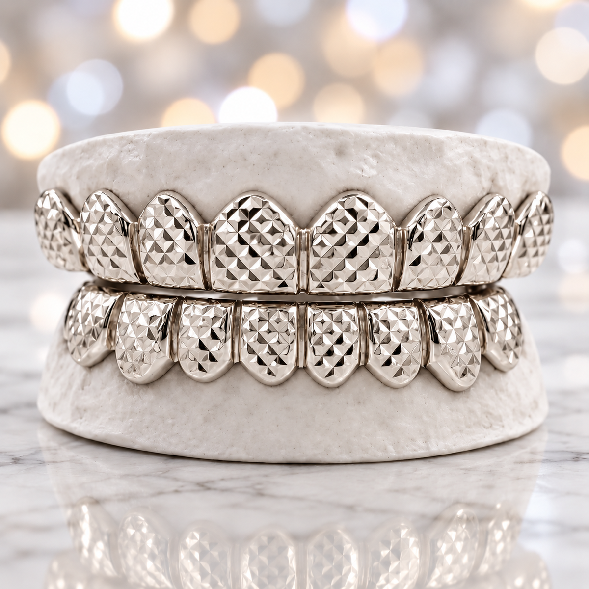 JDWR-10002 - Diamond Cut Grillz - 8 Teeth