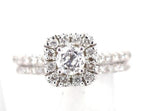 10K 1.00CT DIAMOND BRIDAL RING - Johnny Dang & Co
