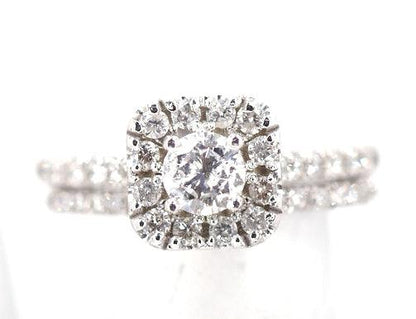 10K 1.00CT DIAMOND BRIDAL RING - Johnny Dang & Co