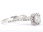 10K 1.00CT DIAMOND BRIDAL RING - Johnny Dang & Co
