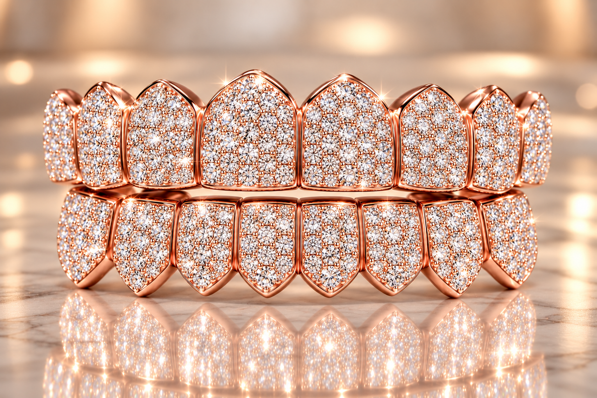 JDWR-067 -  Honeycomb Set Diamond Grillz