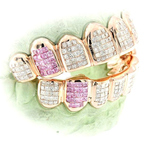 JDTK-GS151512 Sauce Walka Custom Invisible Handset Diamond Grill - Johnny Dang & Co