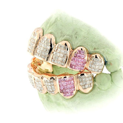 JDTK-GS151512 Sauce Walka Custom Invisible Handset Diamond Grill - Johnny Dang & Co