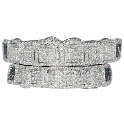 JDTK-GS152407-B Custom Princess Cut And Round Diamond Grill For Travis - Johnny Dang & Co